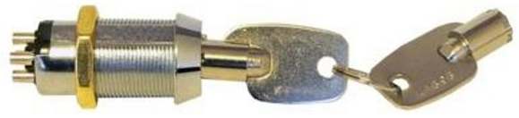 RMS - S-202 / kulcsos kapcsoló tubuláris