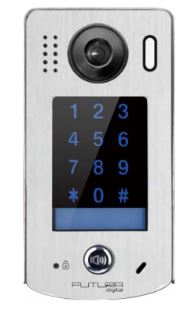 Futura Digital - FDH-611/KP / 1 lakásos, színes, videó kaputábla, érintőgombos